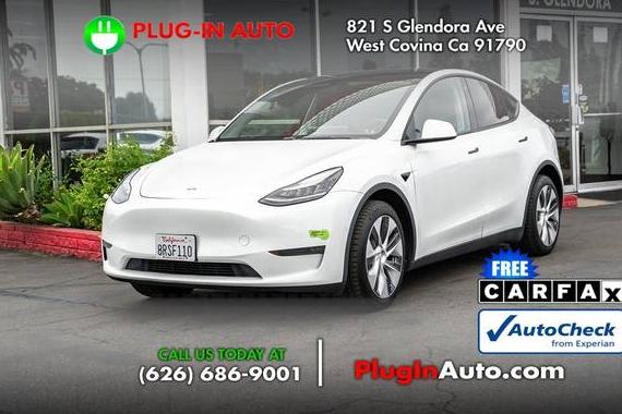 TESLA MODEL Y 2020 5YJYGDEE2LF015549 image